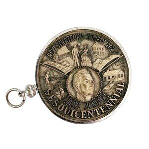 1973 New Stratford Society Sesquicentennial Medal James Monroe Connecticut F21